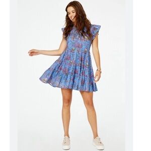 Roller Rabbit Pippa Dress Amanda Star Print size S